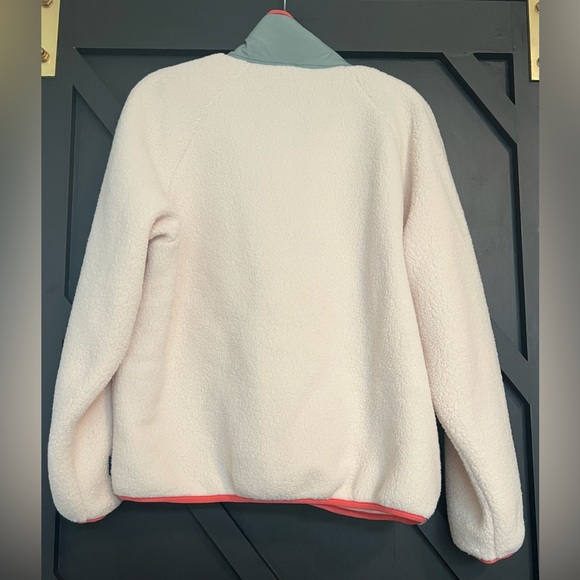 Wrangler Retro Half-Snap Sherpa Pullover in White, Size Medium - Picture 11 of 13